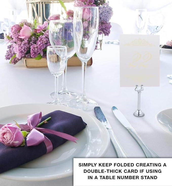 Paisley Wedding Table Numbers, Double Sided, Tent or Use in a Stand - Image 3