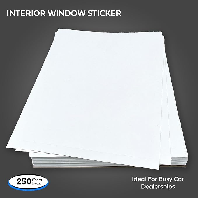 Interior Car Window Stickers for Cars & Dealerships - Image 7