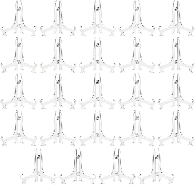 Juvale Mini Clear Acrylic Easel Stands by Juvale