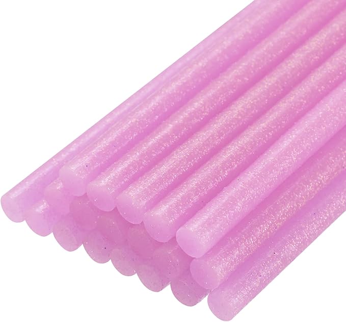 uxcell 20pcs Hot Glue Sticks for Glue Gun 7mm/0.27-inch x 8-inch Mini Hot Melt by uxcell