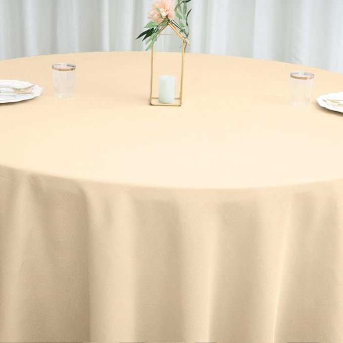 Efavormart Round Tablecloth, 108 Inch Stain & Wrinkle Resistant Washable Table - Image 9