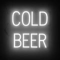 SpellBrite COLD BEER Sign | Beer-Related Sign by SpellBrite