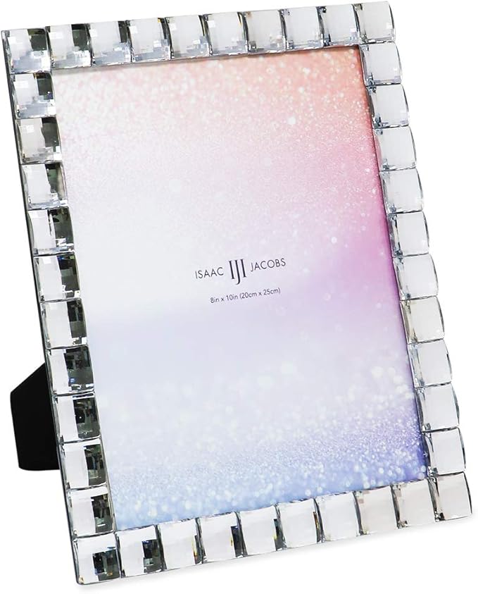 Isaac Jacobs Decorative Sparkling Jewel Picture Frame, Photo Display & Home by IsaacJacobs