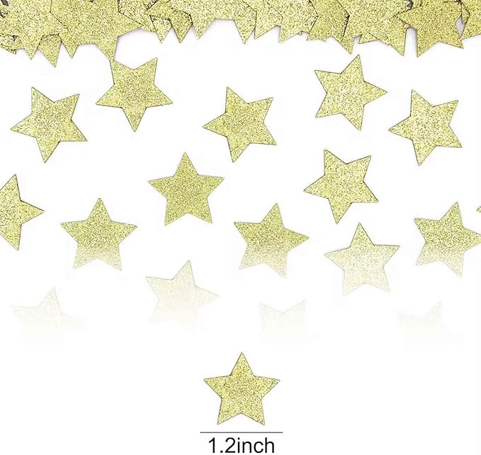 Glitter Star Confetti for Party and Tables Decoration, Baby Shower Birthday - Image 3