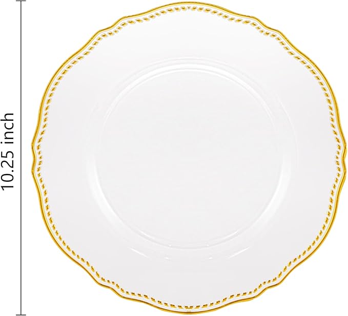 Hioasis 60pcs Clear Plastic Plates - Image 6