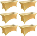 6-Pack 6ft Spandex Table Covers by Unknown