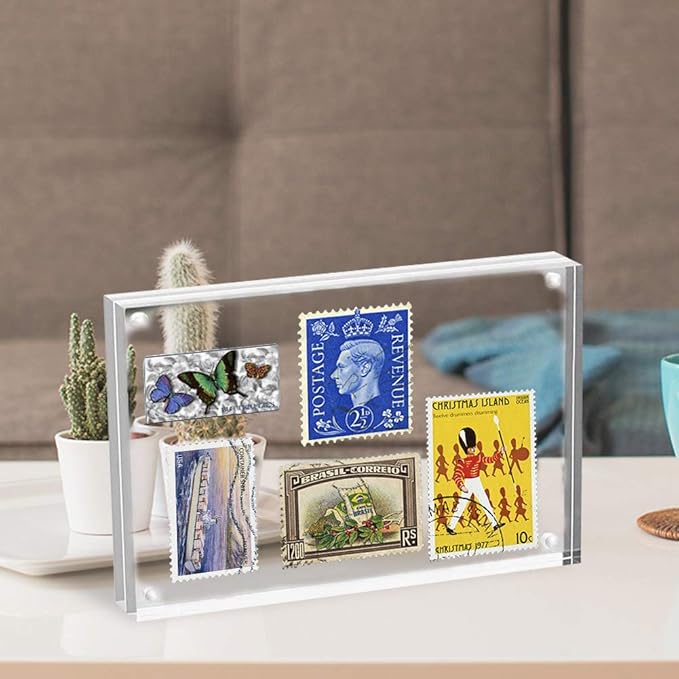 HELPLEX 6 Pack Acrylic Frame, 5x7&4x6 Combinations, 20% Thicker, 20-24mm Thick - Image 4