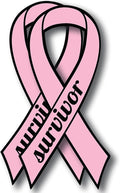 Magnet Me Up Breast Cancer Survivor Pink Ribbon Magnet Decal by MagnetMeUp