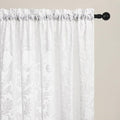 Curtains Sheer White Curtain Panels Boho Farmhouse Drapes by MYSTIC-HOME