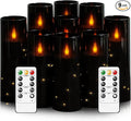 Flameless LED Candles with Timer 9 Pc Flickering Flameless Candles by FLAMELESSCANDLES