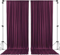 AK TRADING CO. 10 feet x 10 feet Eggplant Purple Polyester Backdrop Drapes by Fabrics%7CEventDecor%7CCrafts%7CUpholsteryFoam