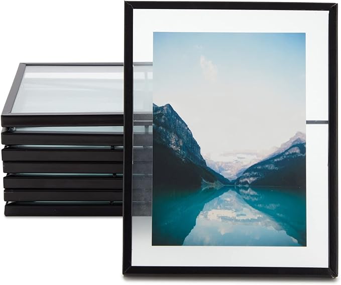 Juvale Wedding Floating Glass Picture Frames - Image 8