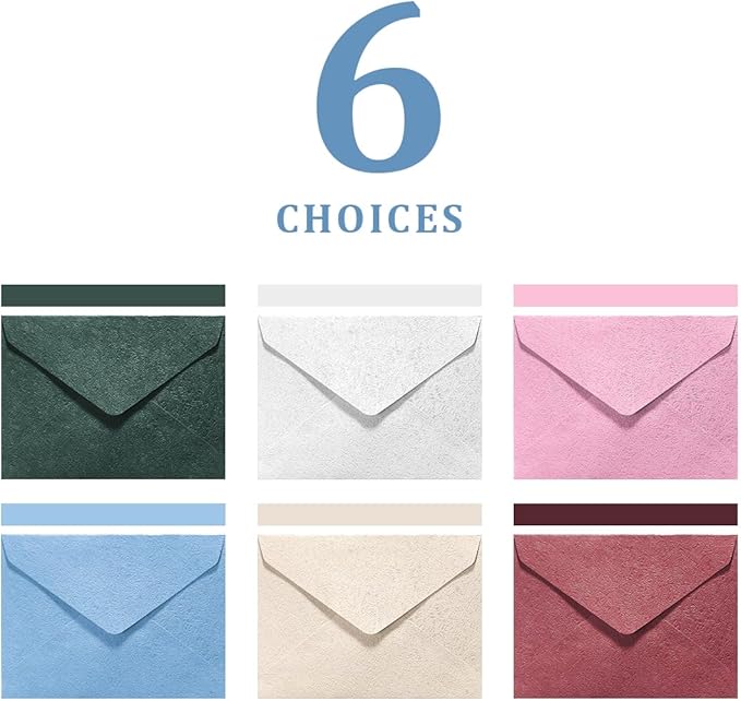 30 Pieces A6 Envelopes with 30 Seal Stickers, 6.32 x 4.45 inch Envelopes - Image 6