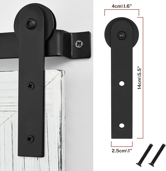 COGOOD Farmhouse Barn Door Mirror - Image 6