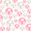 300Pcs Pearl Vase Filler, Ivory Lightpink No Hole Faux Pearl Beads by Unknown