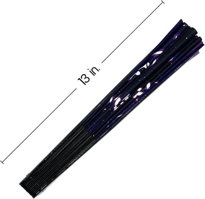 DeFlare | Cosmic Zodiac Rave Fan | Zodiac Sign Hand Fan | Astrology Rave Fan | - Image 3