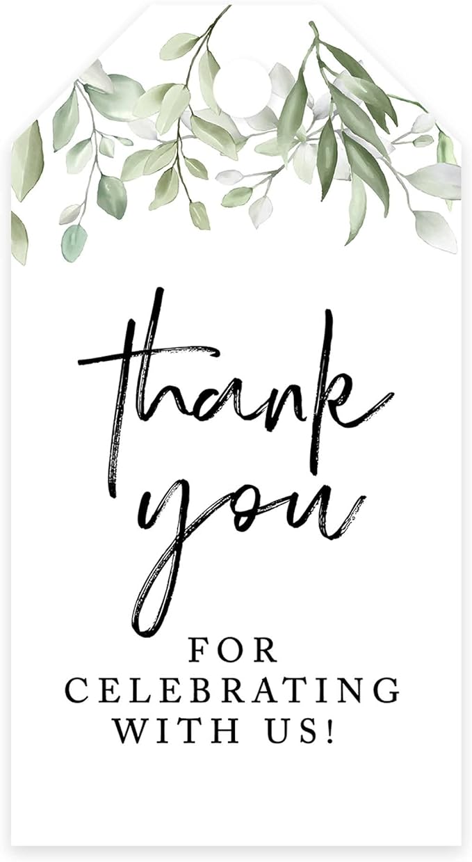 Andaz Press 100-Pack Thank You for Celebrating by AndazPress