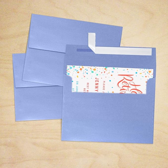 LUXPaper A7 Invitation Envelopes | Peel & Press | 5 1/4" x 7 1/4" | Vista - Image 7