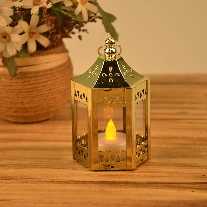 zkee Mini Star Lanterns with Flickering LED, Battery Included, Decorative - Image 2