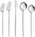 NOCCUR 40-Piece Stainless Steel Silverware Set by NOCCUR