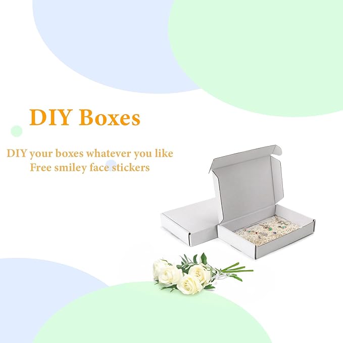 MEBRUDY 6x4x1 Inches Shipping Boxes Pack of 50, Small Corrugated Cardboard Box - Image 7