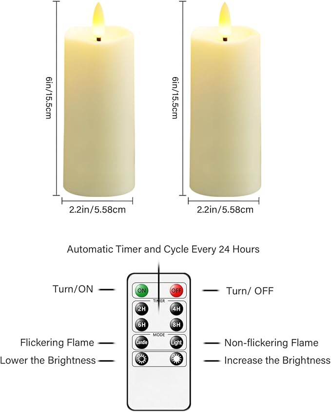 Plastic Waterproof Outdoor flameless Candles, LED Candles, - Image 5