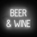 SpellBrite BEER & WINE Sign | Beer-Related Sign by SpellBrite