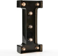 OYCBUZO Light Up Black Alphabet Marquee Letters Sign LED Marquee Number Lights by OYCBUZO