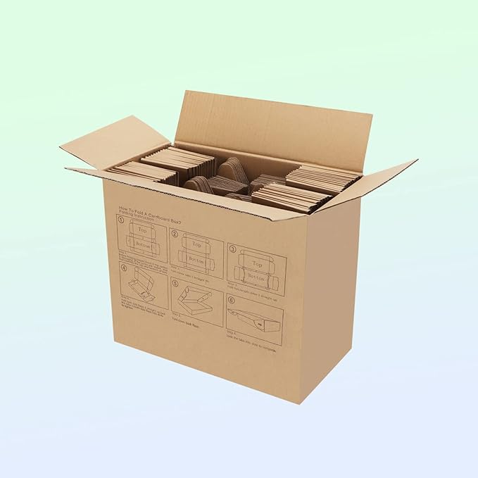 MEBRUDY 6x4x3 Inches Shipping Boxes Pack of 50, Small Corrugated Cardboard Box - Image 9