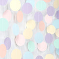Pastel Rainbow Birthday Party-Decorations Streamers - 52FT Yellow Blue Mint by Hugtmr