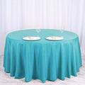 Efavormart Round Tablecloth, 120 Inch Stain & Wrinkle Resistant Washable Table by efavormart