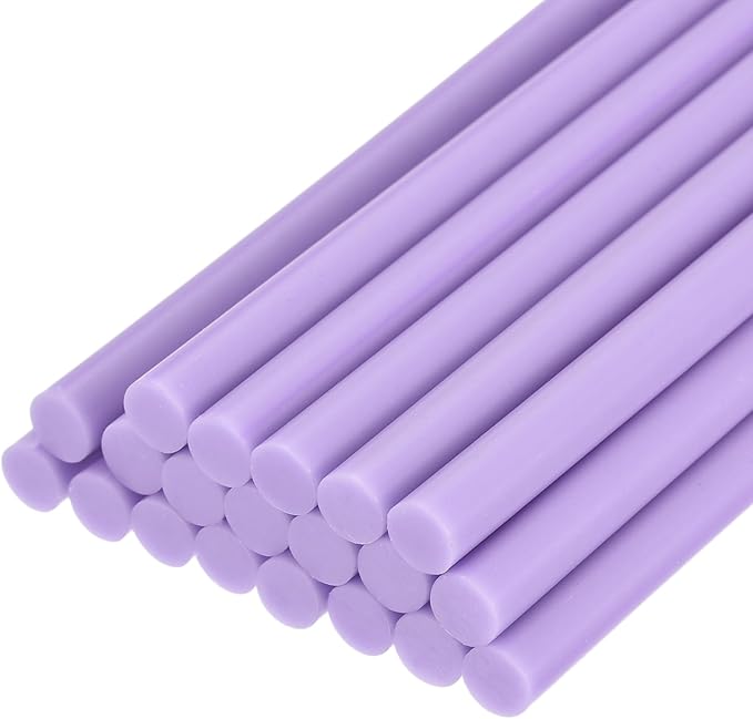 uxcell 20pcs Hot Glue Sticks for Glue Gun 7mm/0.27-inch x 4-inch Mini Hot Melt by uxcell