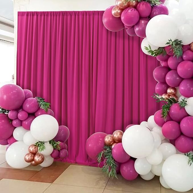 AK TRADING CO. 10 feet Wide x 12 feet Long IFR Polyester Backdrop Drapes - Image 5