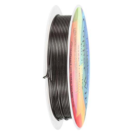 0.8 mm/20 Gauge Copper Wire for Jewelry Making, 7.5FT Copper Beading Craft Wire by MMETERXITY