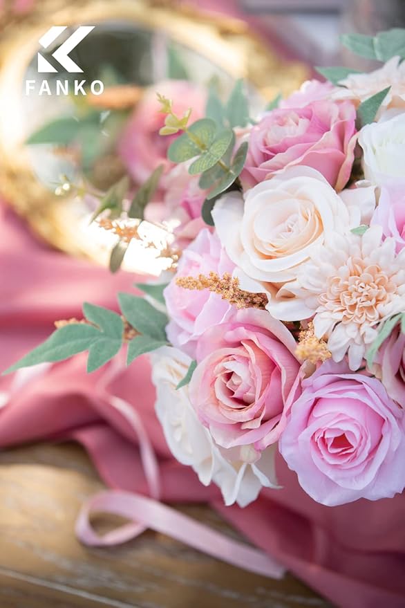 FANKO Rose Artificial Flowers Combo - Image 6