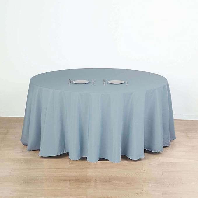 Efavormart Round Tablecloth, 132 Inch Stain & Wrinkle Resistant Washable Table - Image 3