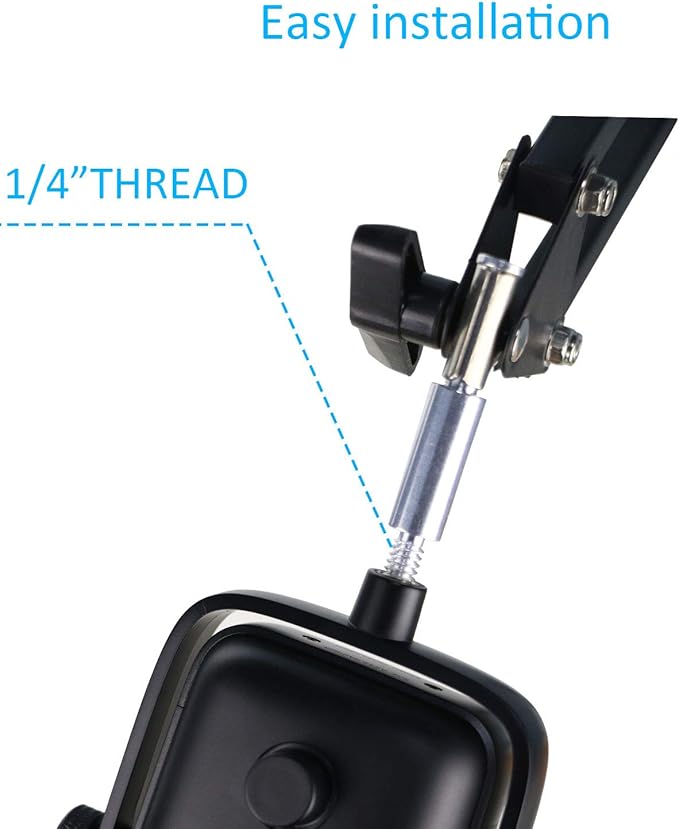 Wave 1 Microphone Stand, Professional Mic Boom Arm Stand Compatible - Image 5
