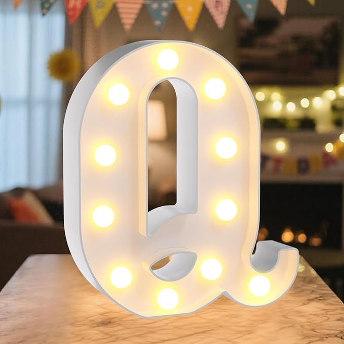 LED Marquee Light Up Letters Sign by NANXU