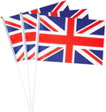 UK Flag British Flag, Small Mini Handheld UK Flags on Stick by Mflagperft