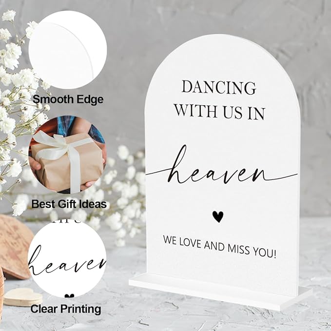 In Loving Memory Wedding Sign, Dancing - Image 3