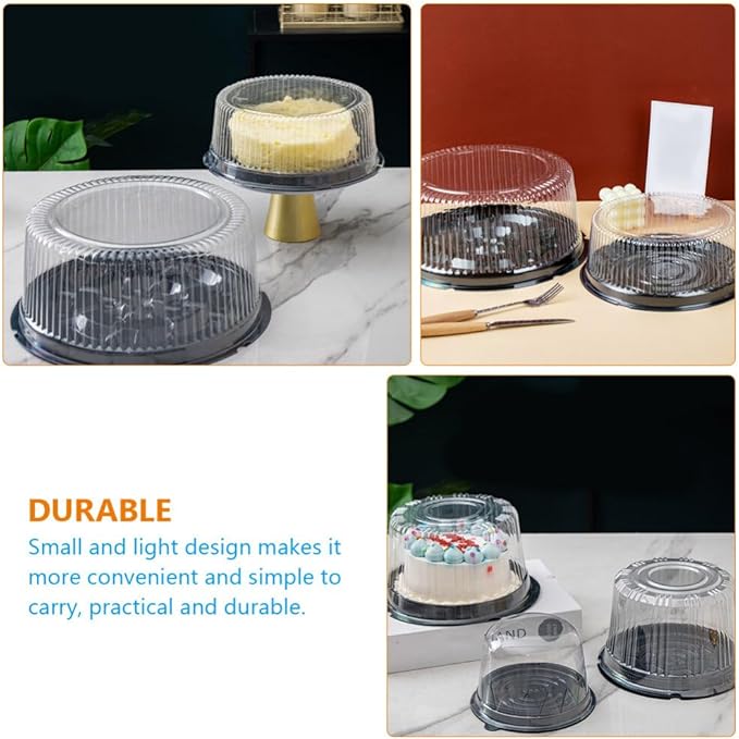 10-Pack Round Cake Stand & Dome - Image 3