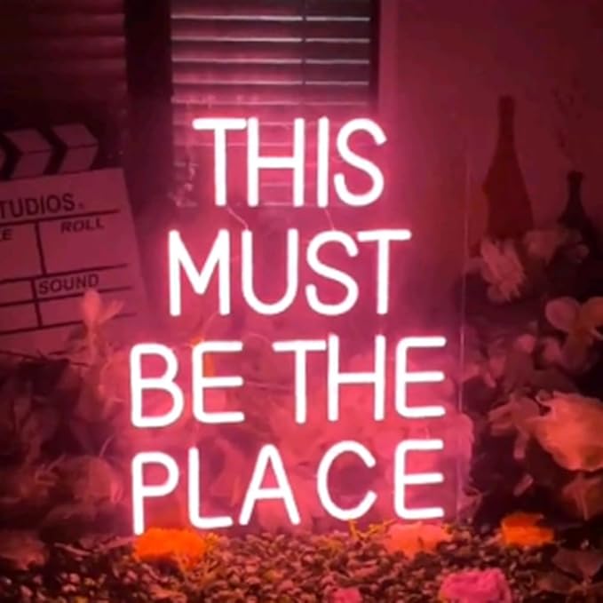 This Must Be The Place Neon Sign Custom Neon Sign Led Light Bar Pub Sign Home - Image 3