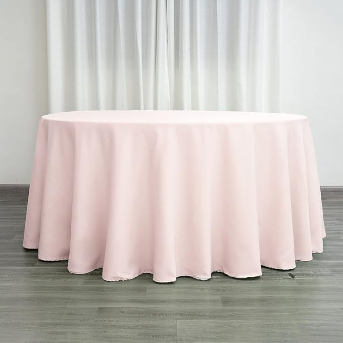 Efavormart Round Tablecloth, 132 Inch Stain & Wrinkle Resistant Washable Table - Image 8