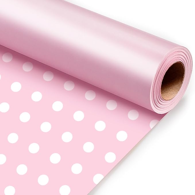 Garbendy Gift Wrapping Paper Roll-Solid Color Pearly-Lustre Paper, Valentine's by Garbendy