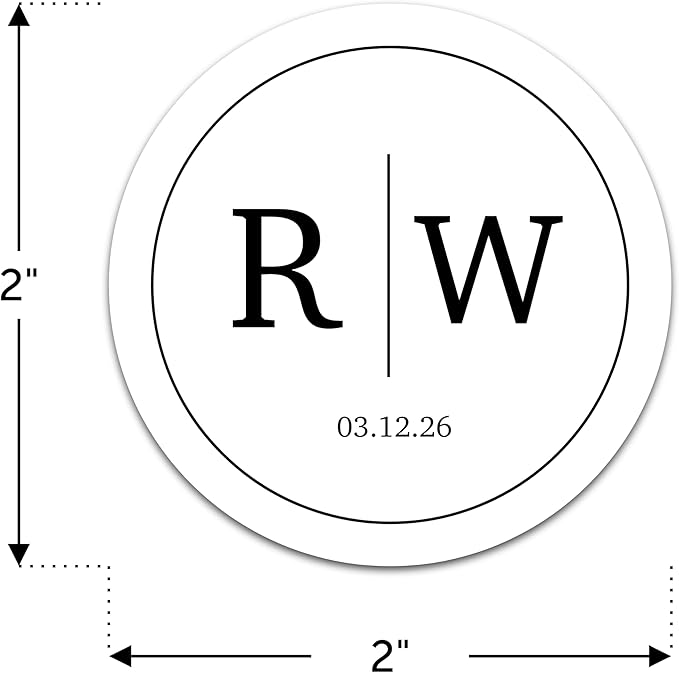 Personalized Wedding Stickers - Image 2