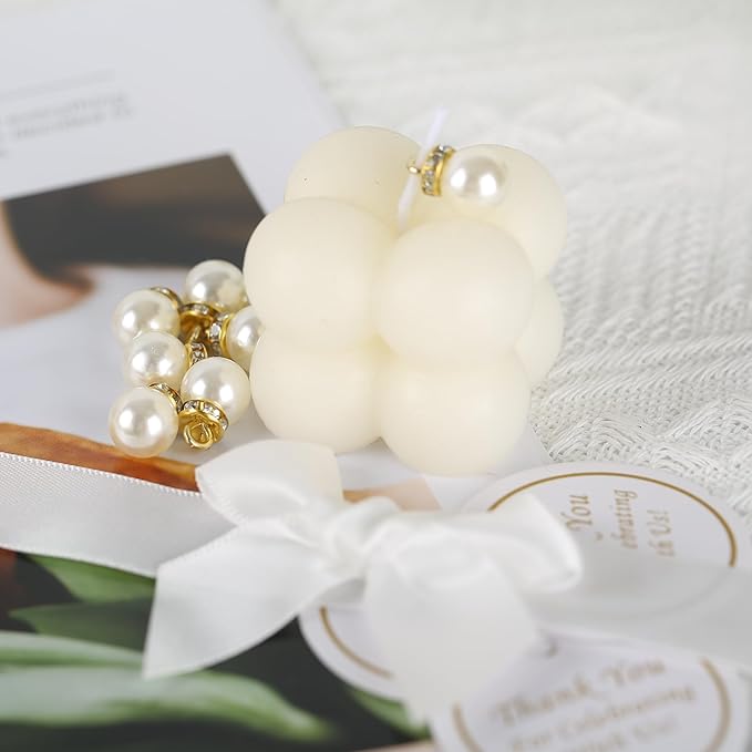 20 Pcs Small Bubble Candles Elegant Party Favors Bulk Set - Image 4