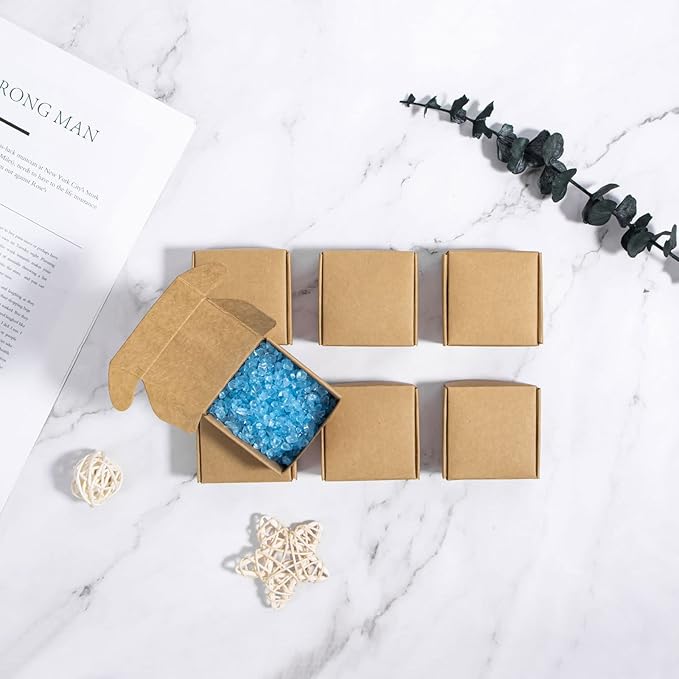 Sdootjewelry Mini Cardboard Boxes, 2.16"x 2.16" x 0.98" Mini Boxes, Jewelry - Image 6