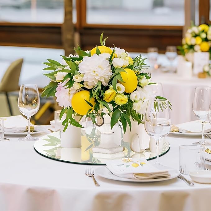 9PCS 8inch Round Mirror Centerpieces - Image 6