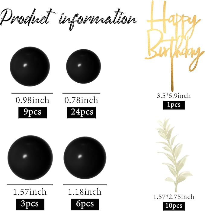 MIAHART Ball Cake Toppers Boho Grass Cake Topper Ball Cake Insert Decoration - Image 2