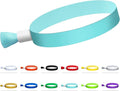 100 Pcs Cloth Event Wristbands, Event Wristbands, Colored Wrist Bands by Green-PowerAmerica
